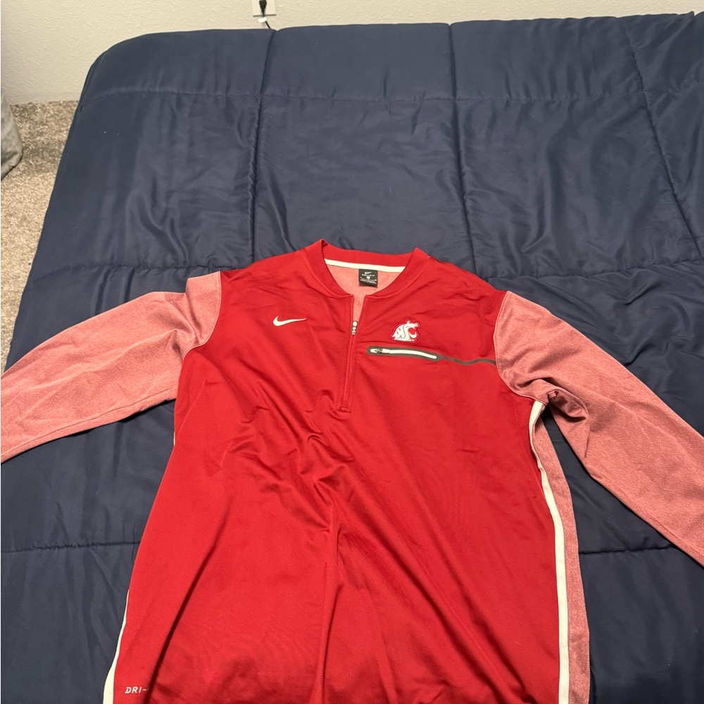Nike Dri-FIT Red Pullover WSU Cougars